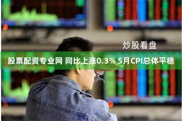 股票配资专业网 同比上涨0.3% 5月CPI总体平稳