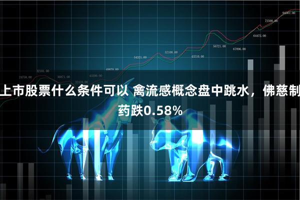 上市股票什么条件可以 禽流感概念盘中跳水，佛慈制药跌0.58%