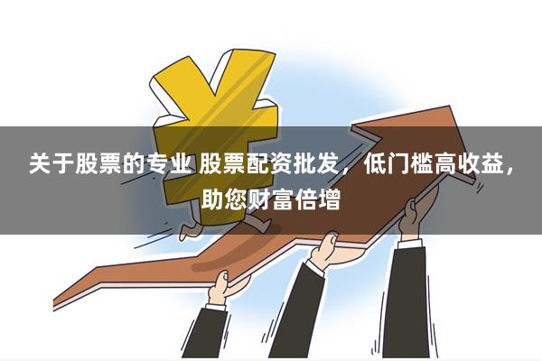 关于股票的专业 股票配资批发，低门槛高收益，助您财富倍增